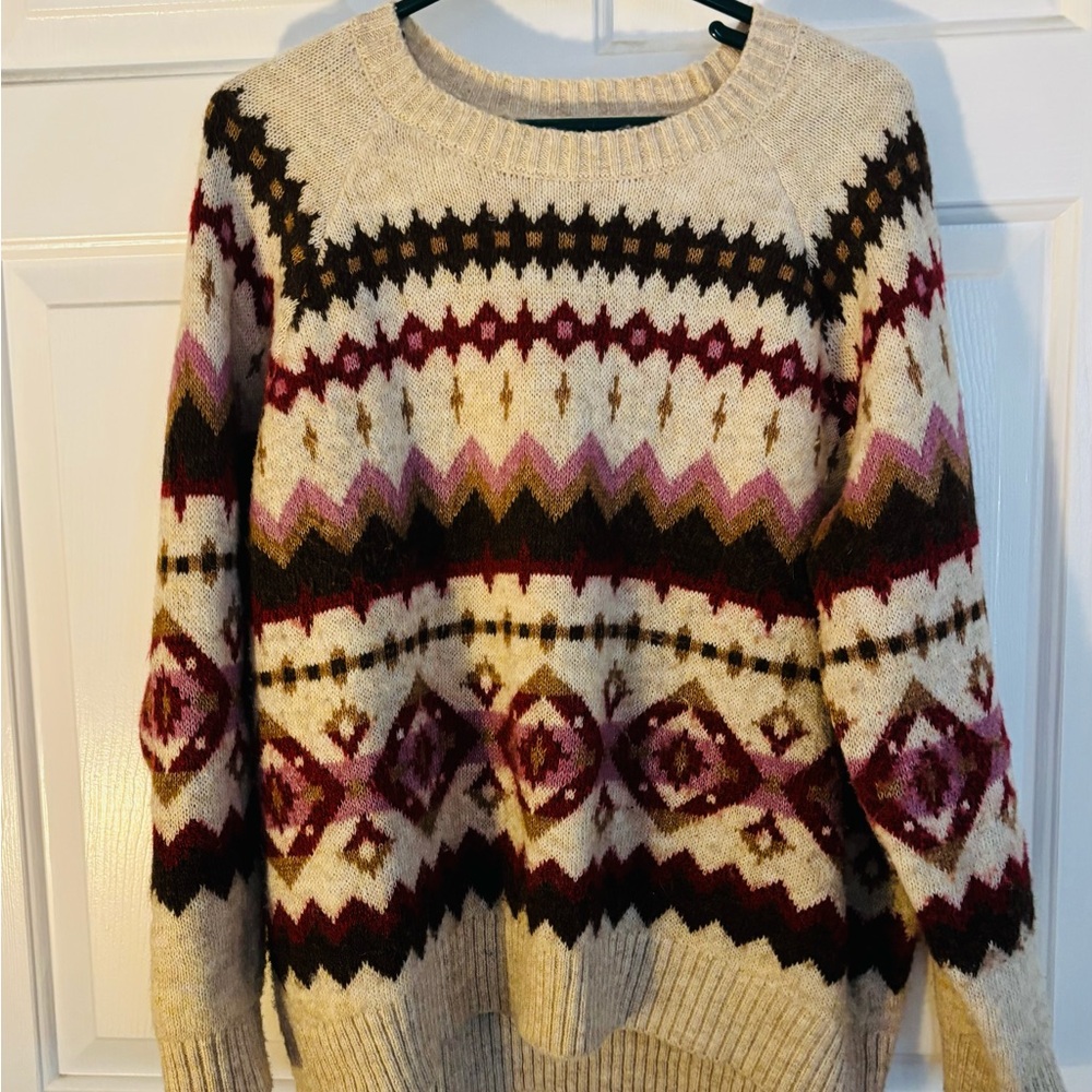 Women's Multicolor Patterned Sweater